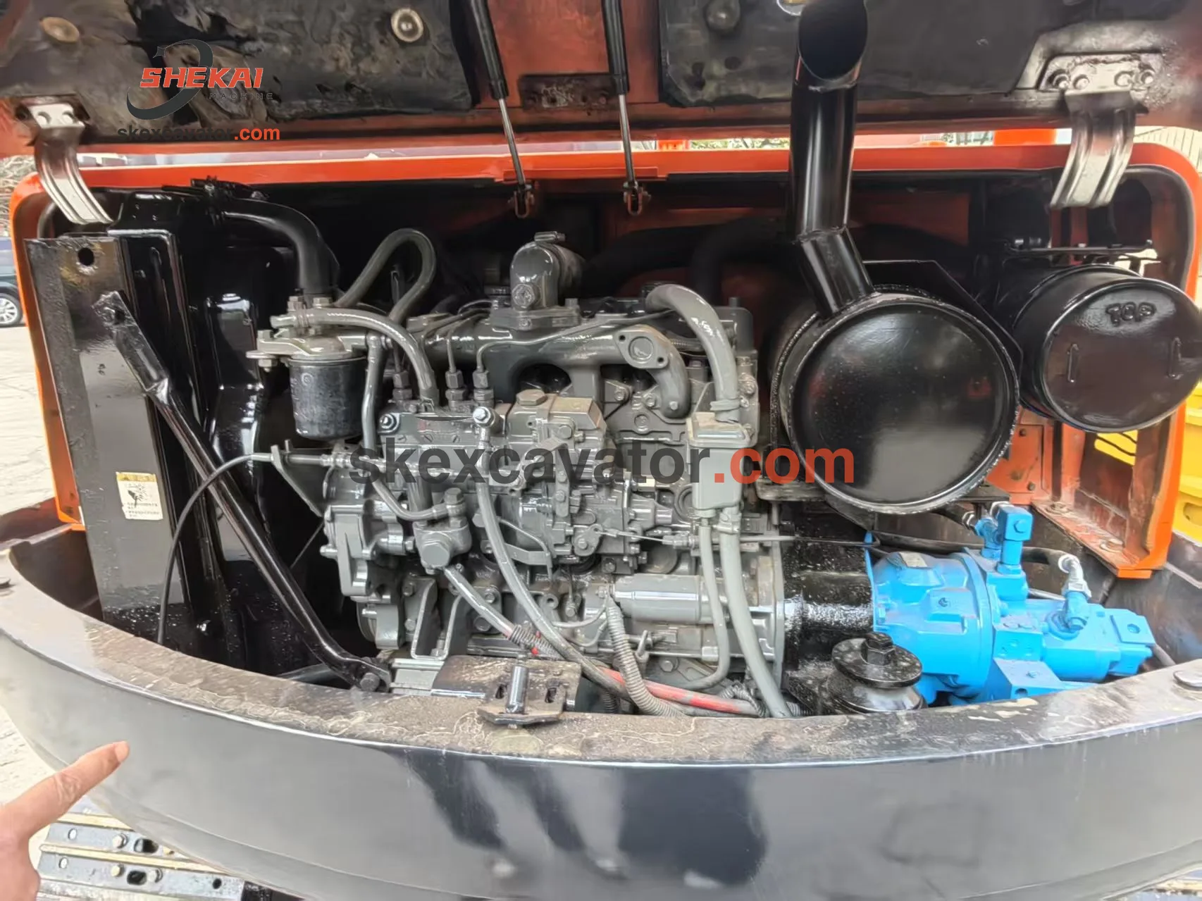 Used Doosan DX55 Mini Excavator for sale - photo 4