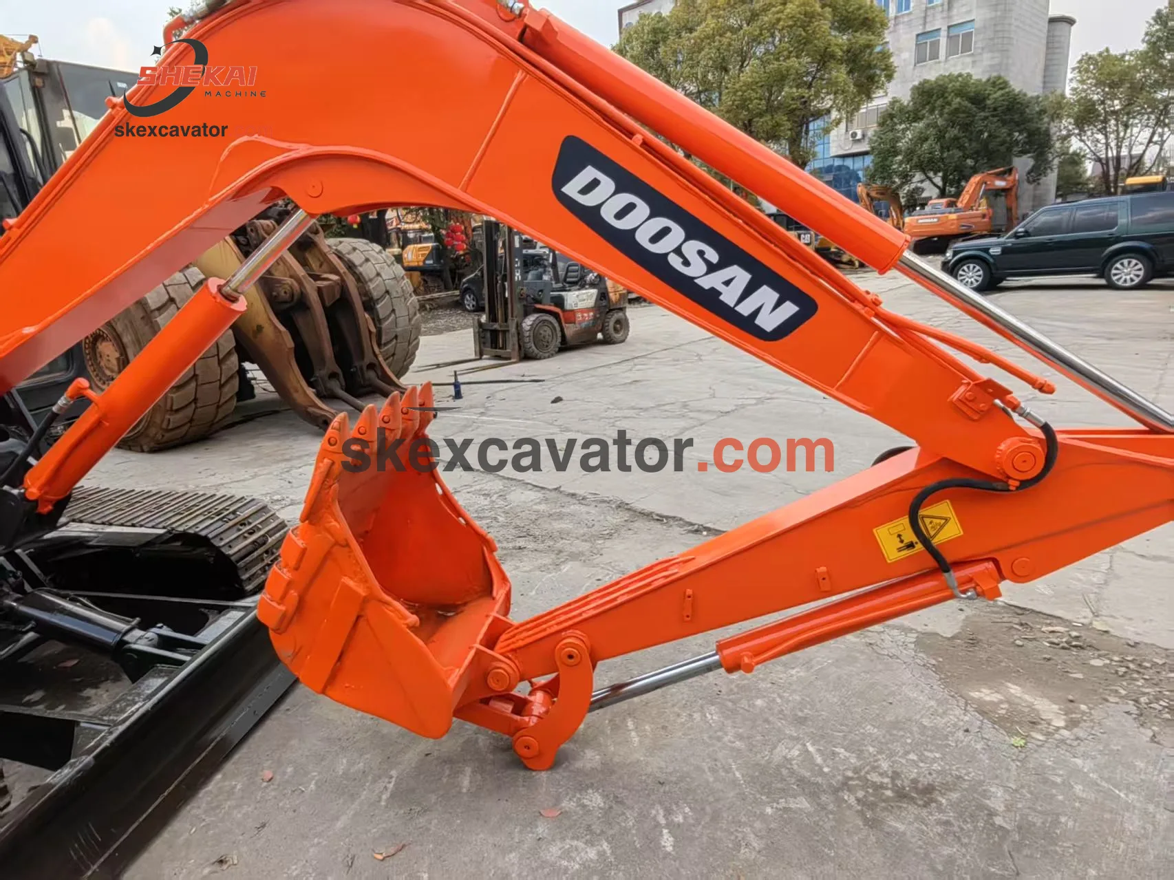 Used Doosan DX55 Mini Excavator for sale - photo 8